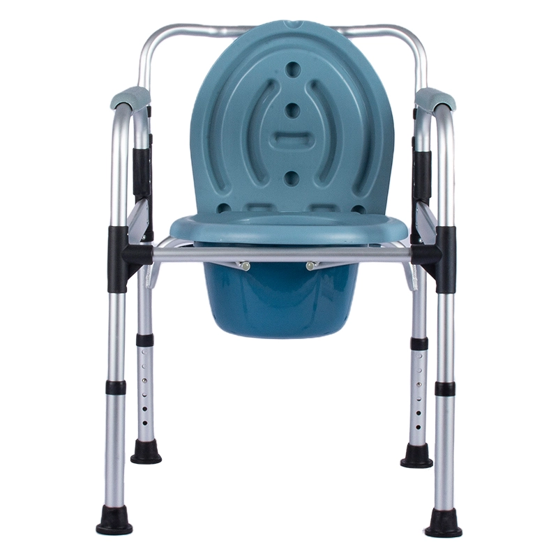 Disabled Aluminum Commode Wheelchair